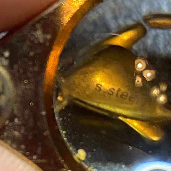 20” Stainless Steel Gold Necklace - Picture 2 of 3